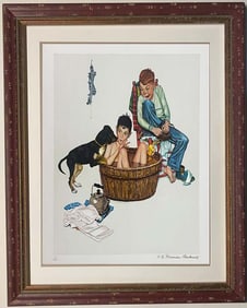 Norman Rockwell Limited Edition Lithograph Encore Edition