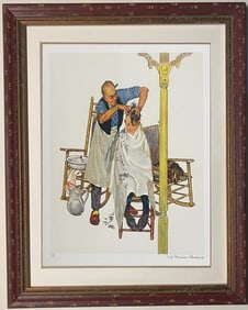 Norman Rockwell Limited Edition Lithograph Encore Edition