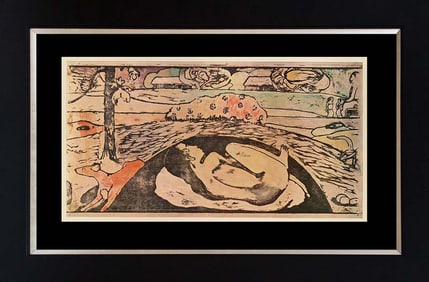 Gauguin color plate lithograph