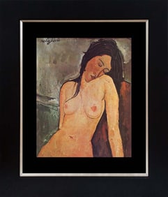Modigliani Color plate lithograph after Modigliani from 1965