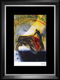Salvador Dali color plate lithograph on paper