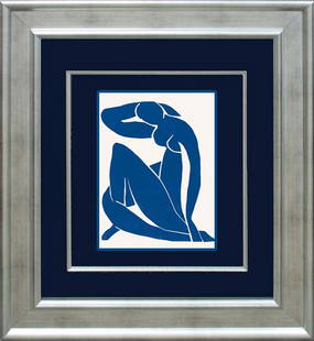 Henri Matisse Art Print after Matisse: Henri Matisse Art Print Signed in the plate 1952 . Approx 20x22 inches Professionally framed. Includes certificate of authenticity.