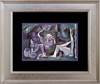 Picasso Color Plate Lithograph from 1971 Geneve