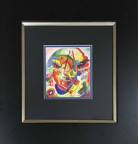 Wassily Kandinsky color plate lithograph 1967
