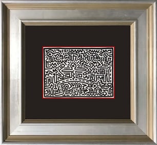 Keith Haring color plate Lithograph after Haring