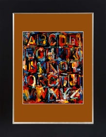 Jasper Johns Color Plate Lithograph after Johns