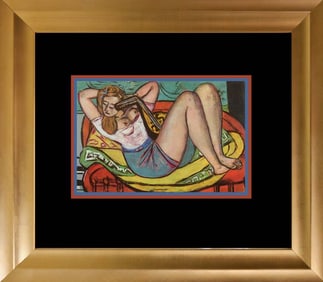 Max Beckmann Color Plate 1957 Lithograph after Beckmann