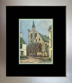 Maurice Utrillo Color Plate 1957 Lithograph after Utrillo
