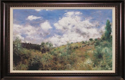 Pierre Renoir-Limited Edition The Gust of Wind on canvas landscape Hand embellished on canvas