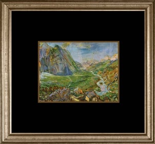 Oskar Kokoschka Color Plate 1957 Lithograph