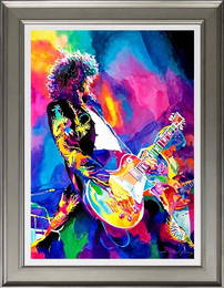 Jimmy Page in his Studio Monolithic Rift  Hand embellished David Lloyd Glover