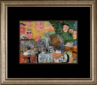 James Ensor Color Plate 1957 Lithograph after Ensor