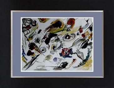 Kandinsky color plate lithograph after Kandinsky