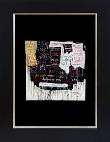 Jean -Michel Basquiat color plate lithograph after Basquiat