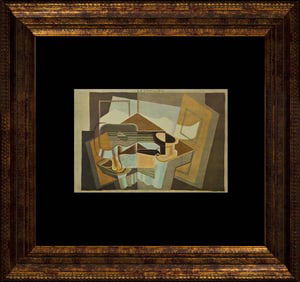 Juan Gris Le Canicou Color Plate Lithograph after Gris from 1957