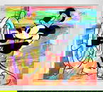 Steamboat Willie Original mixed media on canvas by David Lloyd Glover