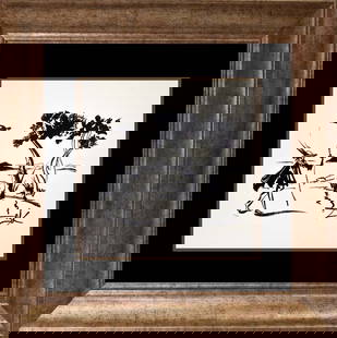 Salvador Dali Embossed Etching: Salvador Dali Etching. Limited Edition Embossed signature. Approx 24x28 inches. Custom framed. Includes certificate of authenticity
