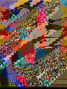 Art Chorny Original on canvas: Art Chorny Original on canvas Hand signed by Art Chorny One of a kind original. Approx 40 x 30 inches. Includes certificate
