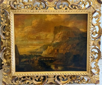 Original oil on canvas by Claude Joseph Vernet (1714-1789) France