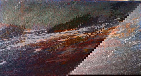 Guido Cinotti Original Oil on canvas circa 1900: Artist: GUIDO CINOTTIOil Painting on canvas original oil CategoryMedium Oil, canvas 130x70cm.