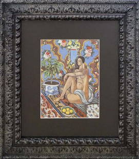 Henri Matisse Color Plate Lithograph: Henri Matisse Color Plate LIthograph from 1967 Approx 24 x 20 inches Custom framed and includes documentation