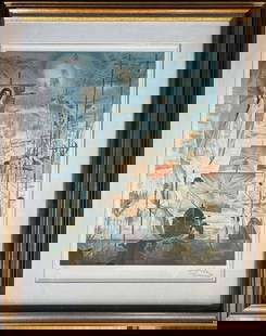 Discovery of America Lithograph Salavador Dali Limited Edition: Discovery of America Limited Edition Lithograph. Limited Edition. Hand signed and numbered Approx 30x24 inches image size. Includes certificate.