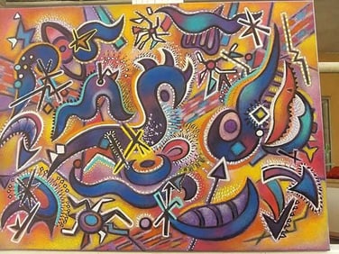 Original on canvas by Katherine Arion