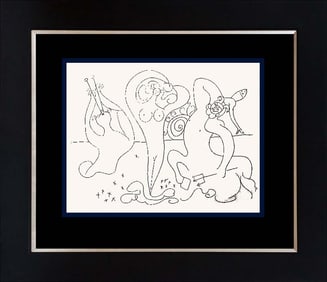 Picasso Original Lithograph 1955 from the Antibes Collection