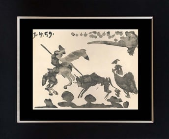 Pablo Picasso 1961 Lithograph Toros Y Toreros.
