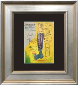 Jean Michel Basquiat LIthograph after Basquiat from 1984