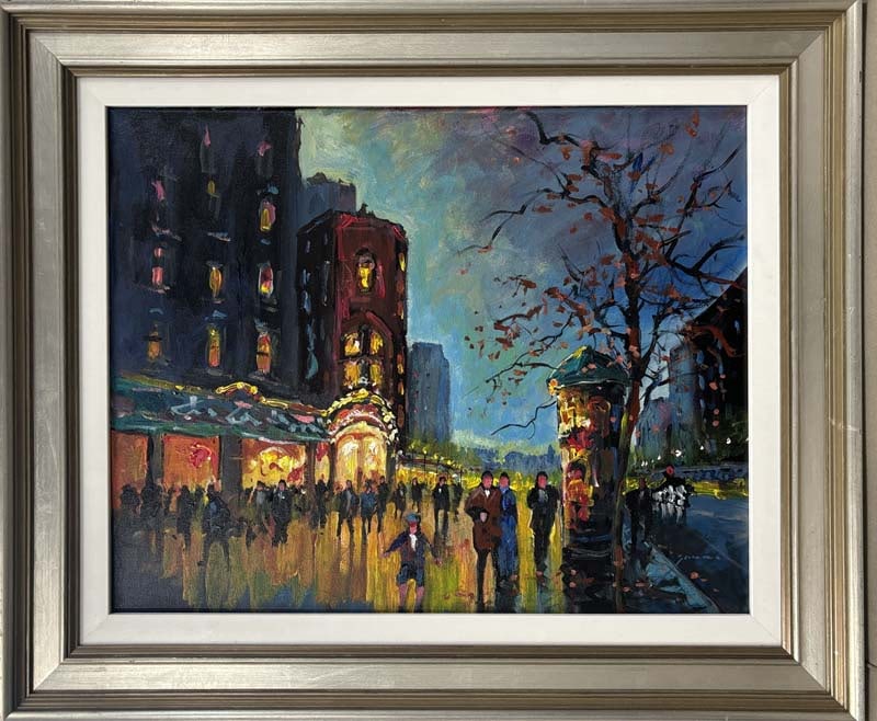 Michael Schofield Original on canvas: Michael Schofield Original on canvas Hand signed by the artist. One of a kind original. Approx 20x24 image. Includes certificate Custom framed. This work was purchased directly from the artist.