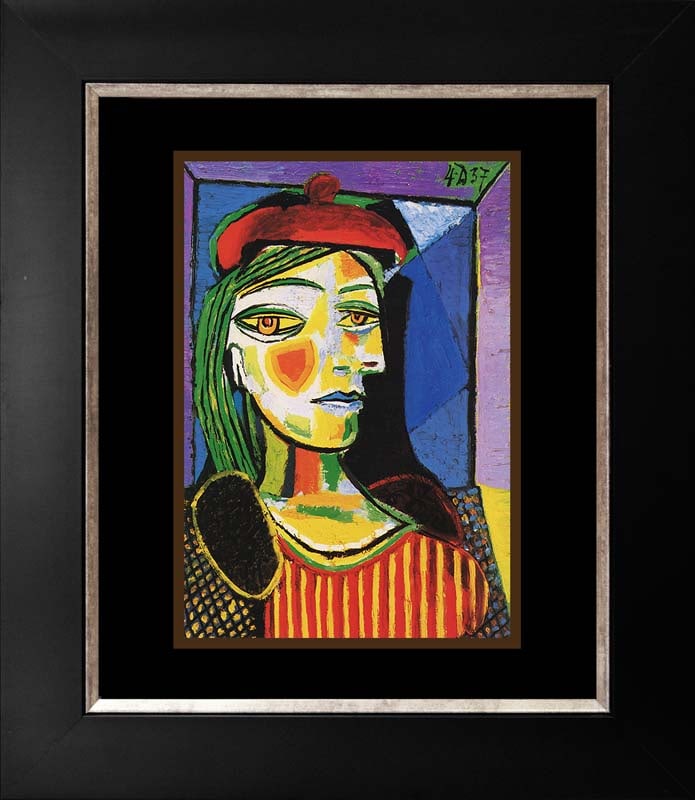 Pablo Picasso Lithograph from the Collection Domaine. Limited Edition: Pablo Picasso Lithograph from the Collection Domaine. The signature is in the plate. Signed by the estate. Limited Edition Includes certificate of authenticity. Approx 28x30 inches. Professionally fra
