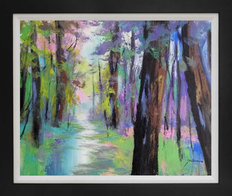 Original on canvas by Michael Schofield landscape: Michael Schofield original on canvas 30 x 40 image size. One or a kind original. Hand signed by the artist.Includes certificate of authenticity. This work was purchased directly from the artist.