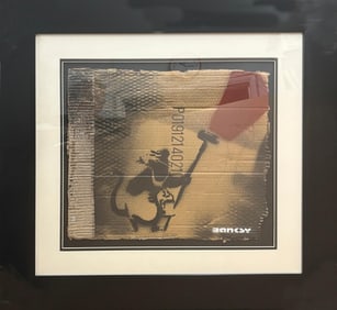 Original on board by Banksy