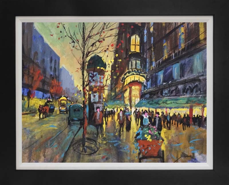 Michael Schofield Original on canvas: Michael Schofield Original on canvas. Hand signed by the artist. Approx 18 x 20 image. One of a kind original. Includes certificate. Custom framed. This work was purchased directly from the artist.