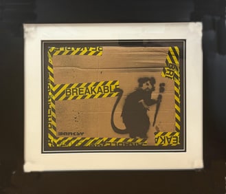 Original on board by Banksy