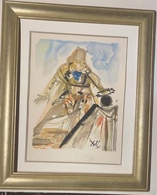 Salvador Dali On Voit Cette Reine from The Art of Loving  Ovide. 1979. Limited Edition Lithograph in