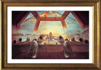 Salvador Dali Last Supper Limited Edition Lithograph.