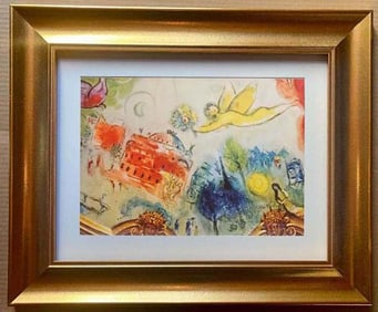Marc Chagall Llithograph Hand signed