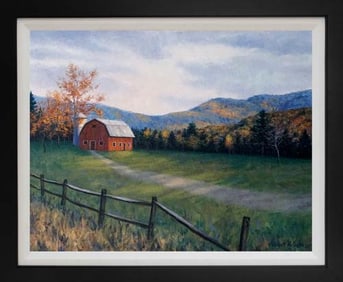 Robert Copple Hand Embellished oil Canvas on canvas