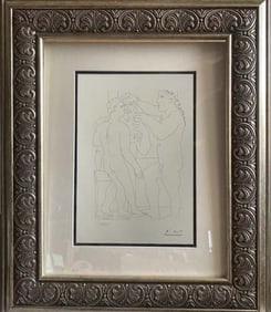 Pablo Picasso Lithograph from 1990 Suite Vollard. Authorized by the Picasso Family.