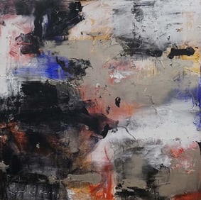 Jorn Fox Original Abstract oil on canvas   40x40 inches