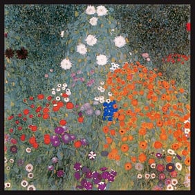 Gustav Klimt  Hand Embellished oil and ink on   Canvas  32 x 32 image size Limited Edition after