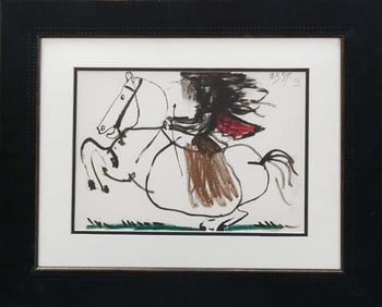 Pablo Picasso Lithograph from 1968