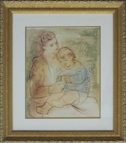 Pablo Picasso Limited Edition Mother and Child  Collection Domaine Picasso