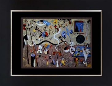 Joan Miro color Plate Lithograph 1959