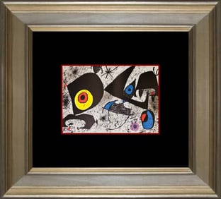 Joan Miro Original Lithograph 1972   Siecle