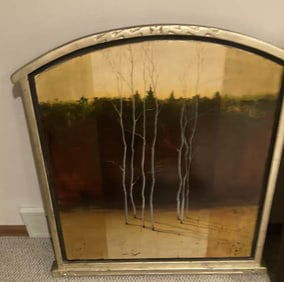 Tal Walton Original  in Gold Leaf Frame