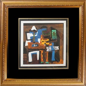 Pablo Picasso Limited Edition Three Musicians  Collection Domaine Pablo Picasso