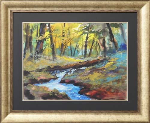 Original Watercolor on Arches paper by Michael Schofield landscape: Michael Schofield original watercolor on paper. Approx 22 x 28 inches image. Hand signed by the artist. Custom framed Includes certificate. This work was purchased directly from the artist.